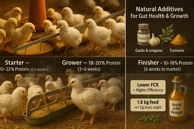 Feeding Meat Chickens for Fast Growth — Essential Steps in How to Raise Meat Chickens Efficiently