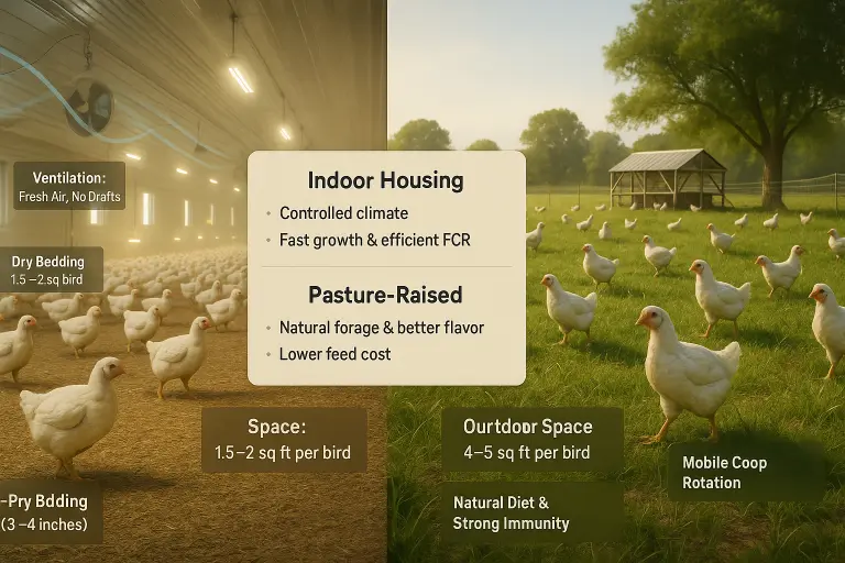 Ideal Housing and Space Requirements — Creating the Perfect Environment to Raise Meat Chickens